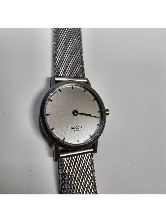 Boccia Women\'s Titanium Swiss Quartz 3 Bar Water Resistant Watch w/ Mesh Band main image 4